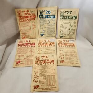7 Packs Magne-Matic Couples HO  Kadee 6 26 27 33 714 B23